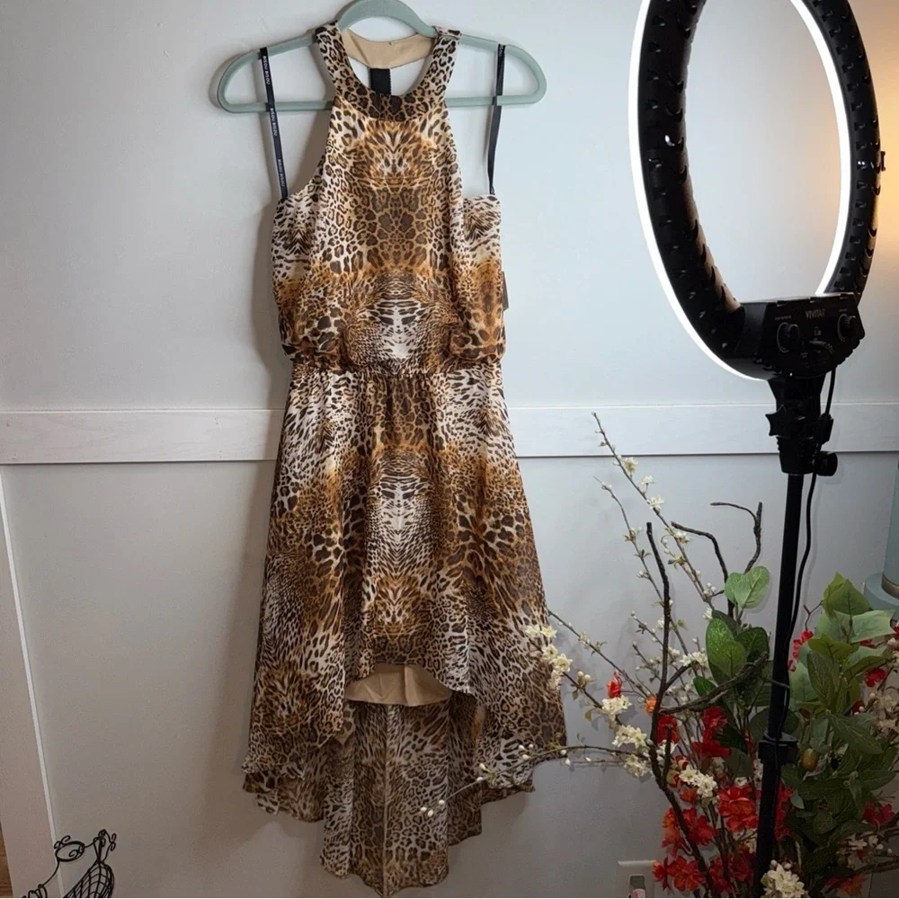 Bisou Bisou Animal Print Dress - Picture 1 of 10